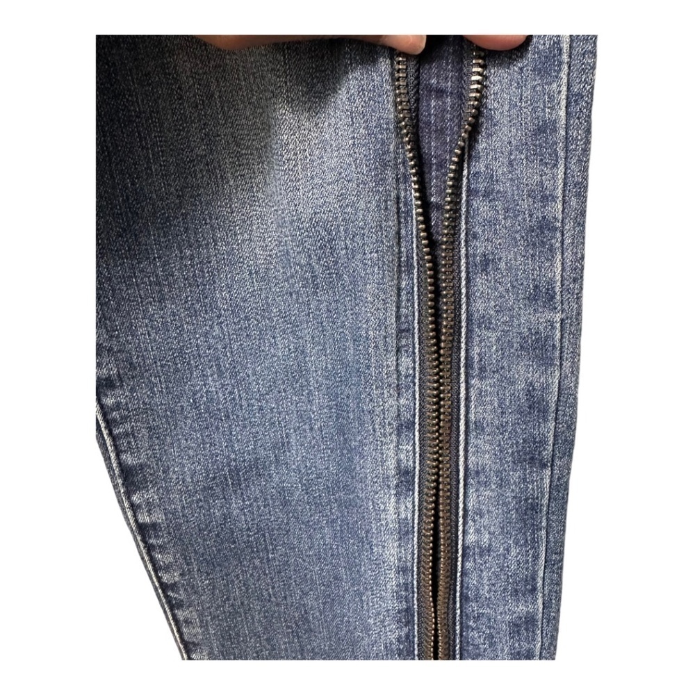 William Rast Women's Medium Wash Side Zip Ankle Skinny Jeans Size 32 - Picture 5 of 13